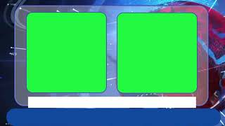 Two Windows news green screen free | art cafe green