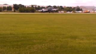 Warbird take-offs at Clow 2013