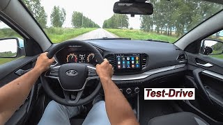 Как едет Lada Vesta с восьми клапанным мотором?!