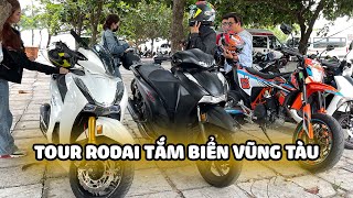 Lần Đầu Cầm SH350 Đi Tour Vũng Tàu Tắm Biển Rodai KTM 690SMC