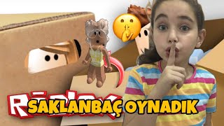 SAKLANBAÇ OYNADIK ELİF İLE ROBLOX Hide AND Seek