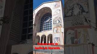 Fachada norte da basílica de Aparecida. #shorts