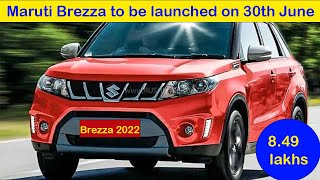 New Generation Maruti Vitara Brezza to be launched on 30th June | Price, Features, Colors and More.