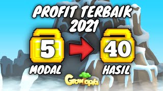 CARA PROFIT DENGAN 5WL !!! PROFIT TERBAIK 2021 | GROWTOPIA INDONESIA