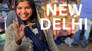 🇮🇳 INDIA WALKING TOUR, NEW DELHI 2023, MEENA BAZAAR, NEW DELHI WALK, JAMA MASJID, 4K