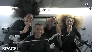 SpaceX Polaris Dawn crew's on-orbit event! Experiments explained + spacewalk time-lapse