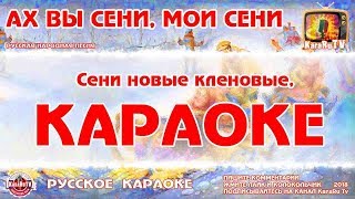 Караоке - "Ах вы сени, мои сени" | Русская Народная Песня