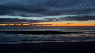 4K Ocean Waves during Real Time Sunrise at Cape Cod Beach | Real Ocean Sounds to Relax and Sleep