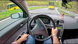 2006 Volvo V50 [1.6 DRIVe 109hp] |0-100| POV Test Drive #2041 Joe Black