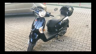 Kymco Like 125 - dźwięk silnika, przegląd pojazdu