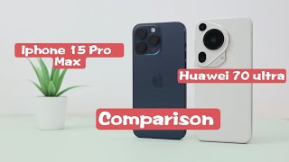 Huawei 70 ultra vs Iphone 15 Pro Max Speed Test Comparison ❤️