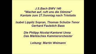 Bach Kantate BWV 140 Wachet auf ruft uns die Stimme, Martin Weimann life