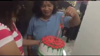 Surprise Birthday Cake ni Client sa kanyang Mahal na Ina | Money Pulling Cake