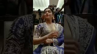 Rashmika mandana{hindi actors {Rashmika Funny video {Romantic video {Love history #shorts