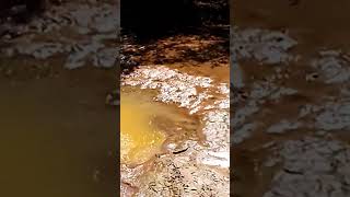 Cachoeira de esgoto - Poluição no rio Cuiabá