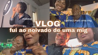 VLOG | me arrumando para o noivado da amiga, fomos a uma festa típica africana, boda mwangolé