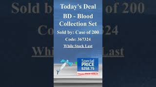 BD 367324  Blood Collection Set #shorts #diabetes