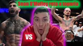 Sean O'Malley reta a ilia topuria para pelear en ufc !!Sean O'Malley vs ilia topuria quien ganaria?