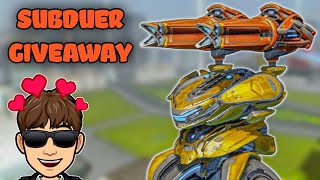 Tặng vũ khí SUBDUER (Giveaway)