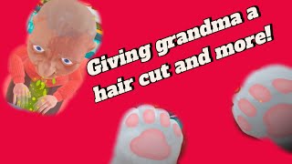 New I am cat update let’s me cut grandmas hair and new cool stuff added!