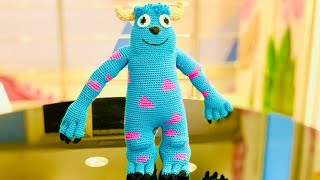 #اميجرومي شلبي سلوفان الجزء الاخير #amigurumi sullivan monster p6