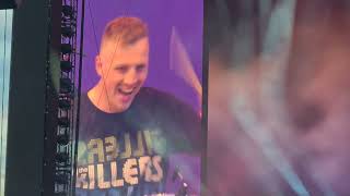 The Killers Falkirk 2022 7th June Reasons Unknown Scottish Drummer Kyle Grieve