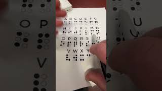 Empathic Toy Design-Plans to Write BRAILLE on Cards, for Project(s)—SEE LINK #shorts #toys #braille