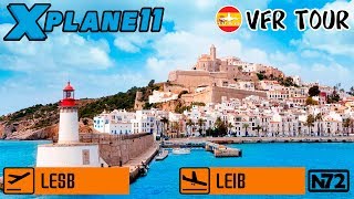 [X PLANE11] VFR IVAO TOUR (LESB/LEIB)