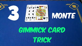 INSANE 3ish card monte/gimmick card trick