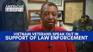 Vietnam Veterans Back The Blue And Speak Out In Support Of Law Enforcement