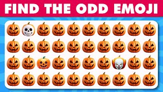 Find the ODD One Out 🎃👻🦇 in this CRAZY Emoji Challenge!