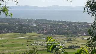 Hilly land with beautiful view of the Ocean and Mataram city