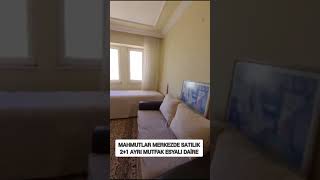 MAHMUTLARDA CADDESİ ÜZERİNDE EŞYALI SATILIK 2+1 AYRI MUTFAK DAİRE DENİZE 200 METRE