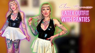 4K Latex Outfit Review and Try on Ft. Elin Harness