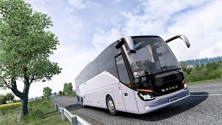 Setra New S516 HD | Ets 2 Bus Mod 1.47 Gameplay | [🥇Real 2K Ultra Graphics]