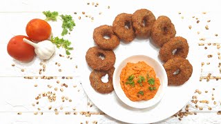 Vada Recipe | South Indian Vada | Vada with Black Eyed Peas | Healthy Breakfast | Indian Breakfast