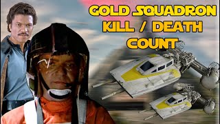 Star Wars Gold Squadron Kill and Death Count