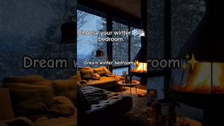 Choose your winter bedroom...❄️☃️🛌  #aesthetic #aurora#relaxing #vibes #asmr