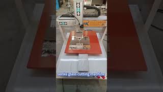 4545 mini glass mirror cutting machine #cnc #senke #glassmachine