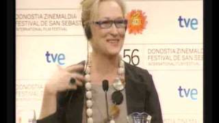 Meryl Streep press conference Donostia part3