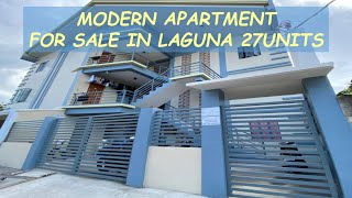 #73 HOLD - 3STOREY MODERN APARTMENT for Sale in Laguna Philippines