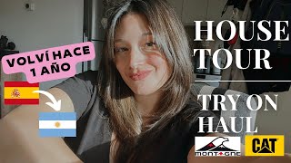 HOUSE TOUR en 🇦🇷 | TRY ON HAUL MONTAGNE 🤩 | VOLVÍ DE ESPAÑA y así estoy 1 año después