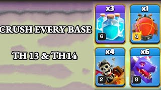 Th 13 HYDRA CLONE  Attack Strategy.. Easily 3 star any TH13 &14 BASE