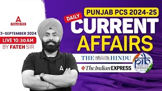 Punjab PCS Exam Preparation | Punjab PCS Current Affairs | The Hindu & The Indian Express