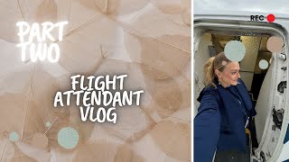 FLIGHT ATTENDANT VLOG// PART TWO: The craziest trip to date