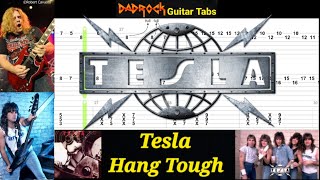 Hang Tough - Tesla - Guitar + Bass TABS Lesson