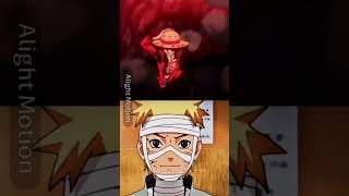 Luffy vs Naruto all forms (fax or cap) #luffy #naruto #narutovsluffy