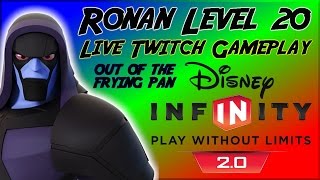 Disney Infinity 2.0 Ronan Level 20 Gameplay - LIve Twitch Gaming By DisneyToyCollector