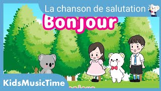 La chanson de salutation - comment faire la salutation en français / salutations au japon