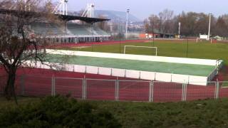 The Track & Field stadium on the Margit Island, Budapest